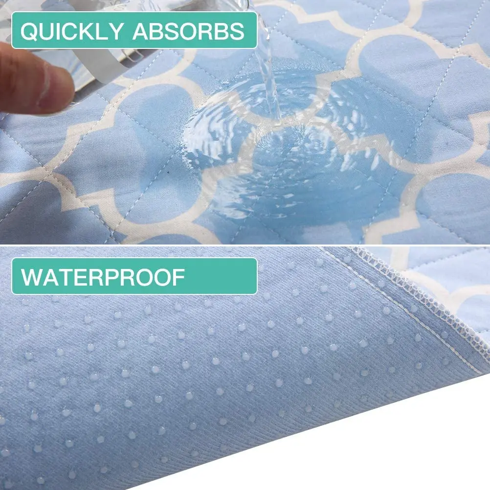 Reusable Polyester Fabric Leak Proof Bed Incontinence Pads For Adult details