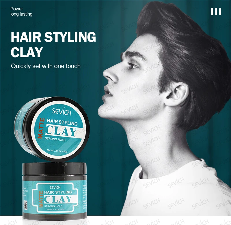 Sevich New Men Natural Private Label Hair Clay Wax - Buy ...