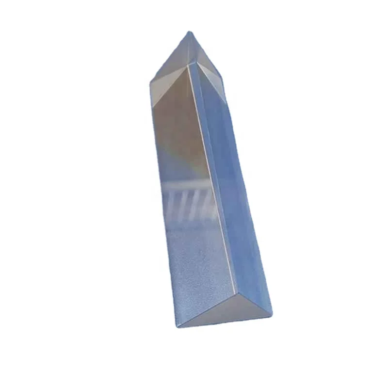 LLAni K9 Prisme triangulaire en verre optique angle droit réfléchissant pour enseigner le spectre de la lumière