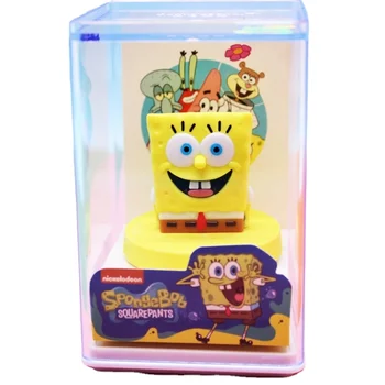 New Arrival Squarepants Acrylic Box Action Figure Unisex Sponge-Bob PVC Blind Box Durable Cartoon Toy Accessory Perfect Gift