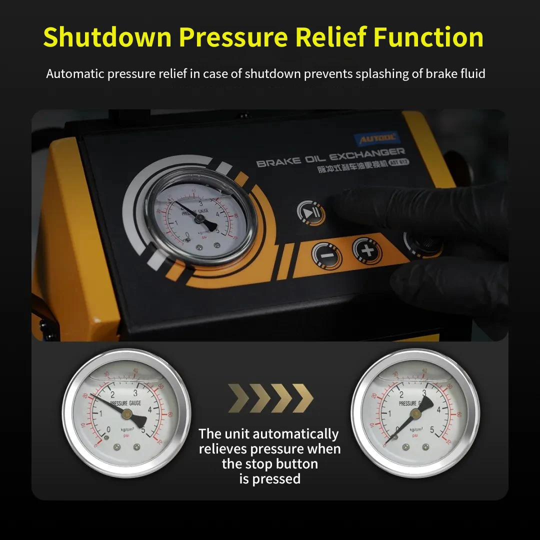 Dc12v Automatic Pulsating Brake Oil Changer Car Brake Fluid Bleeder