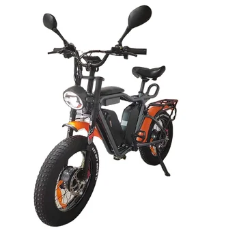 Yolin  52V Electric Bike 2000W Dual Motor Bafang Dual Battery 44Ah  Fat Tire Aluminum Alloy frame Fast  ebike