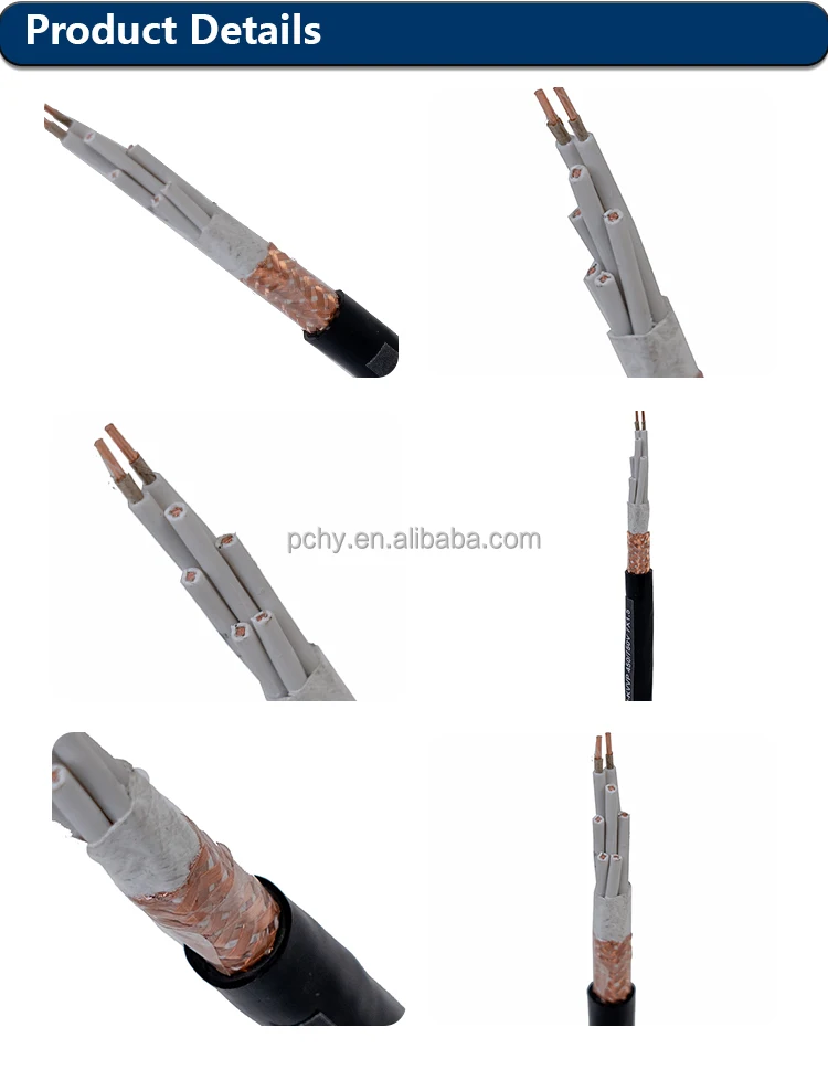 Industrial 4core Xlpe/ptfe Insulated Electric Power Control Cable 100m