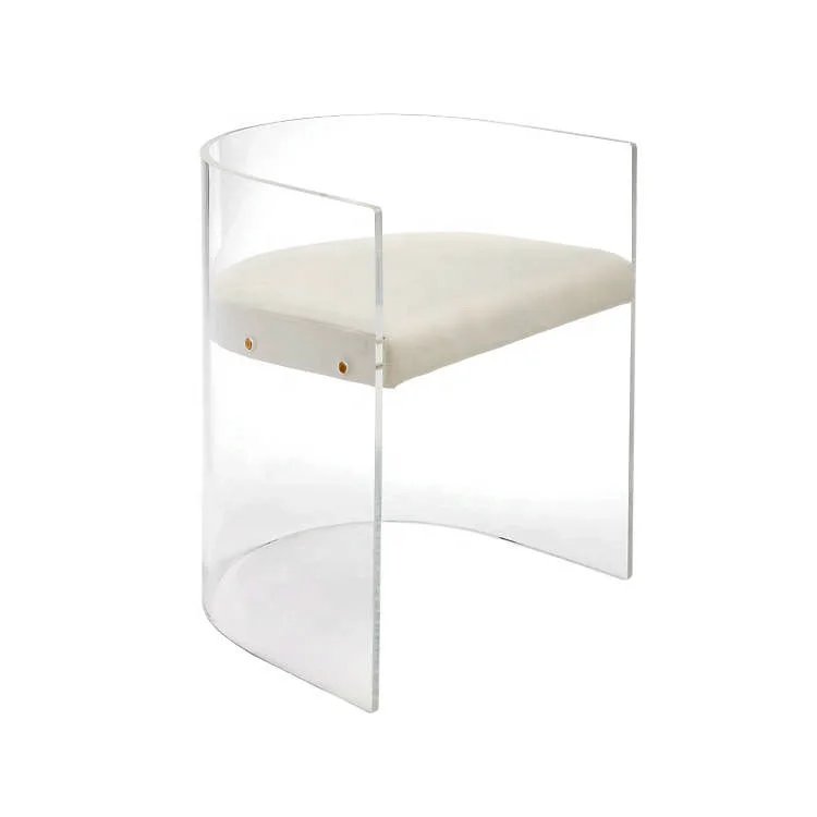 design furniture lucite round chair clear Alibaba