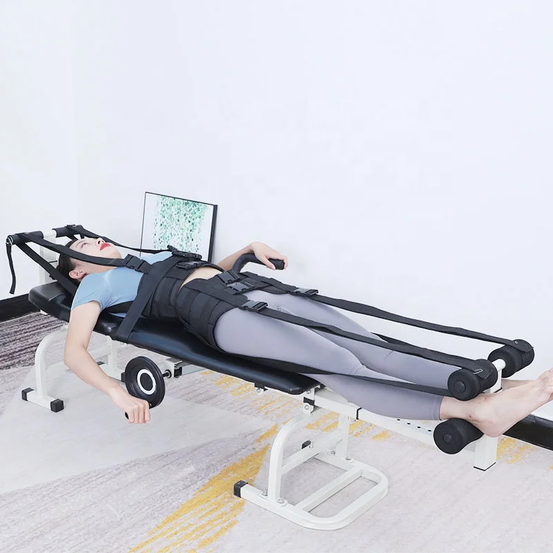 医療用頸椎・腰椎牽引ベッド 大人用 多機能ポータブルストレッチャー