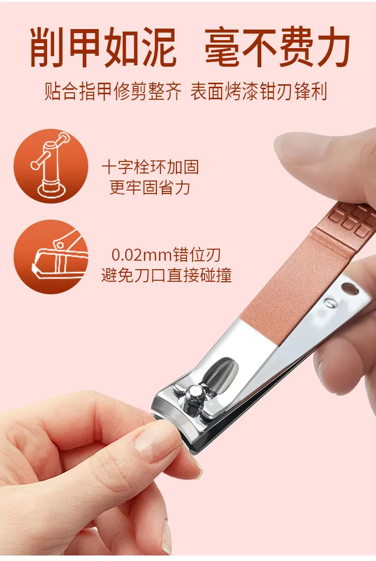 OEM Design Customized Logo Wholesale Stainless Steel Sharp Nail Clippers In Iron Boxes