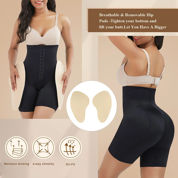 Dark Skin Butt Enhancer Single Hooks Underbust Slimming Belly