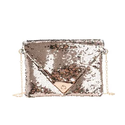 Amazon hot style European and American fashion chain sequin ladies clutch bag dinner bag