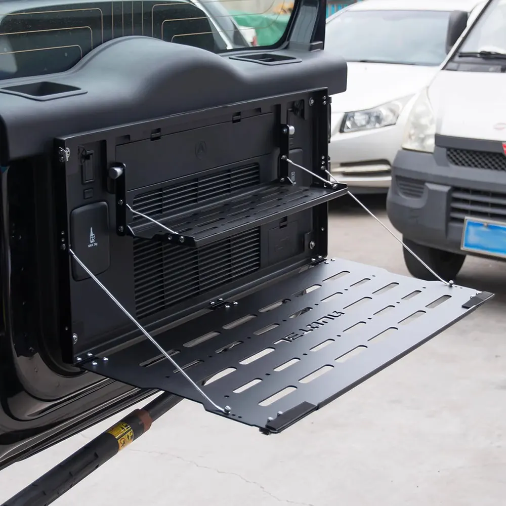 Alloy Tailgate Table Rear Door Cargo Luggage Carrier Foldable Shelf Storage Rack For Jetour