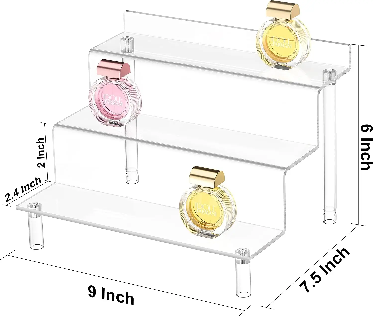 Acrylic 3 Step Riser Display Stand