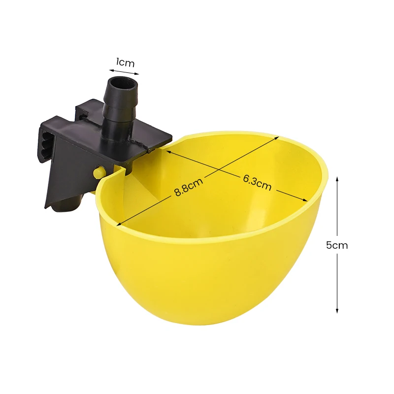 Automatischer Haustier-Futter- & Wasserspender Zum Aufhängen – 1 Liter, Für Kleintiere Wie Kaninchen, Meerschweinchen, Frettchen – Gelb