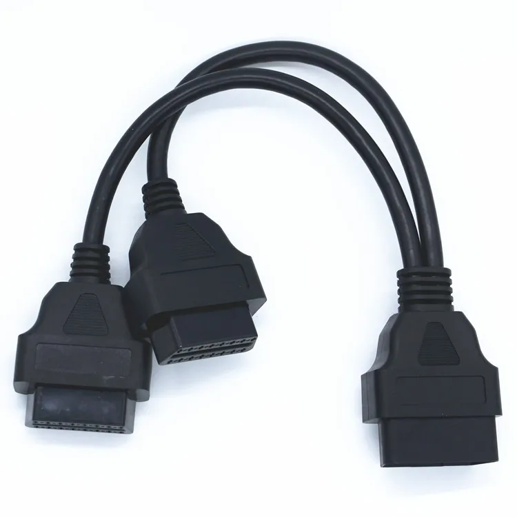 Interface Adapter Truck Error Fixing  16 Pin OBD2 OBDII Scanner Cable Adapter Engine Car Auto Diagnostic Scanner Tool