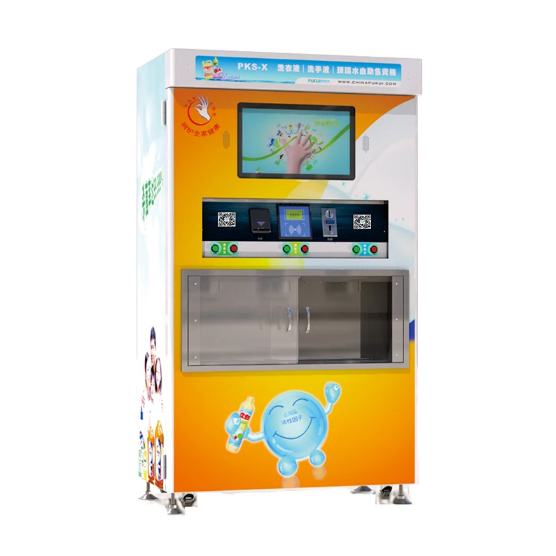 Coin Operated Soap and Shampoo Dispenser Laundry Liquid Detergent Vending Machine Soap