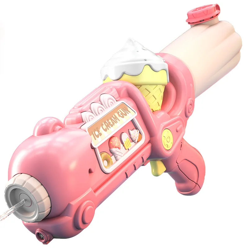 Ice Cream Automatic Suction Electric Water Gun Toys Large Capacity