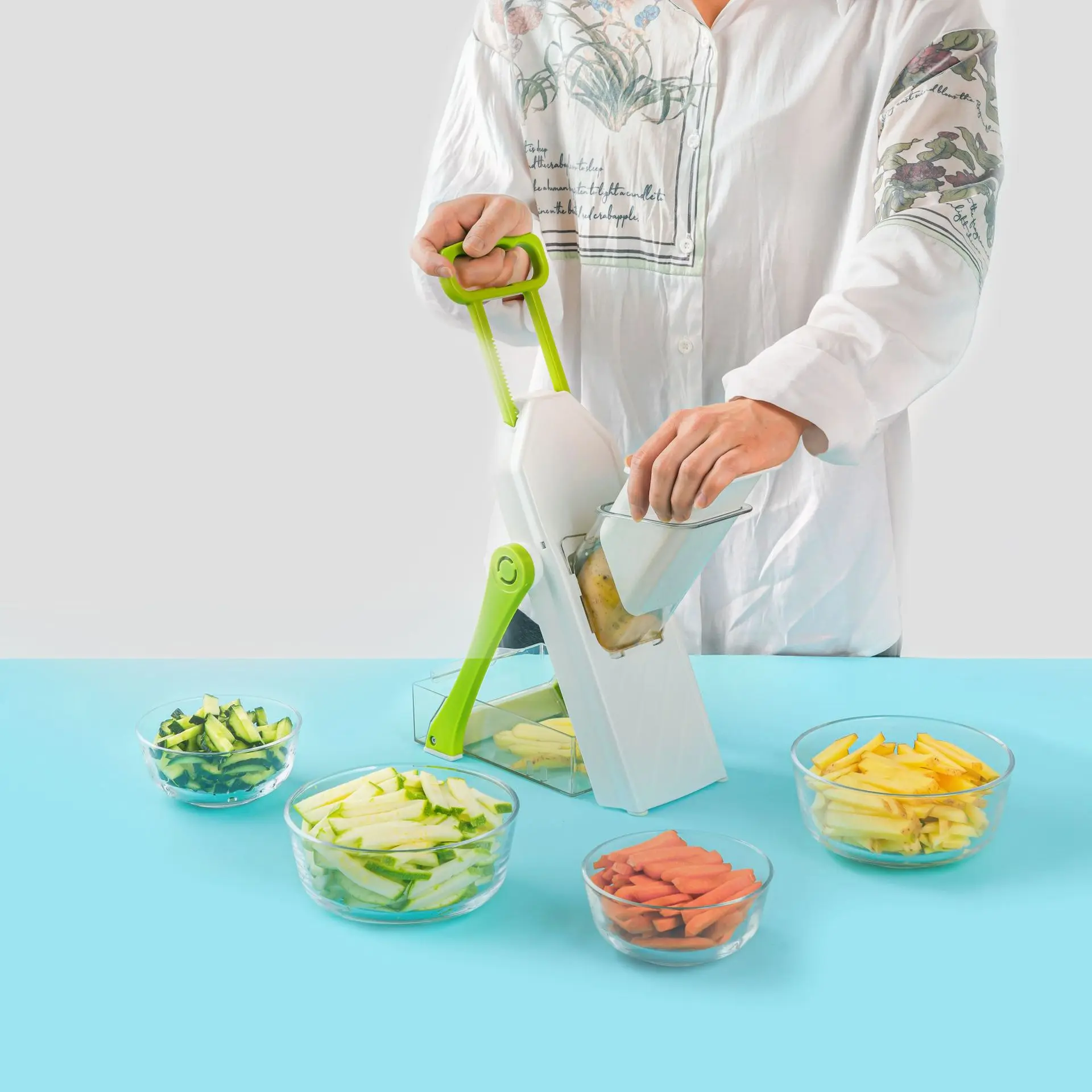 Fruit & Vegetable Tools Multi-functional Vegetable Cutter Kitchen Slicer Shredded Potatoes Shredded Vegetables for Household
