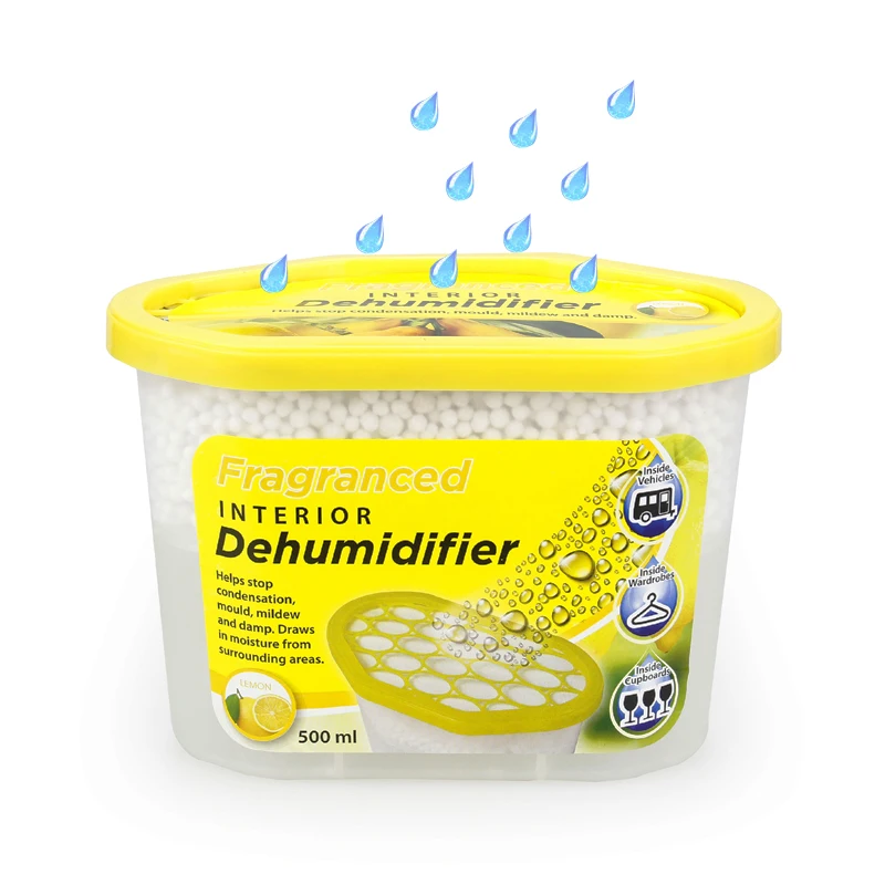 400ML Disposable Dehumidifier Charcoal  Boxes  Humidity Absorber for Closet