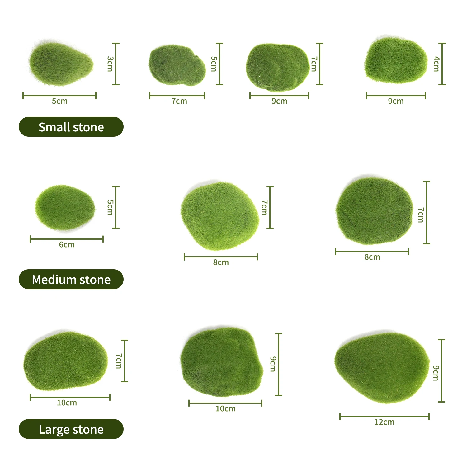 Wholesale Artificial Preserved Plants Moss Ball For Indoor Decoration