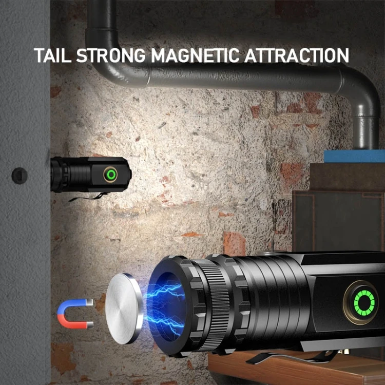 Photo Studio 3 LED Mini Flashlight Rechargeable Waterproof 2000LM Super Bright Torch