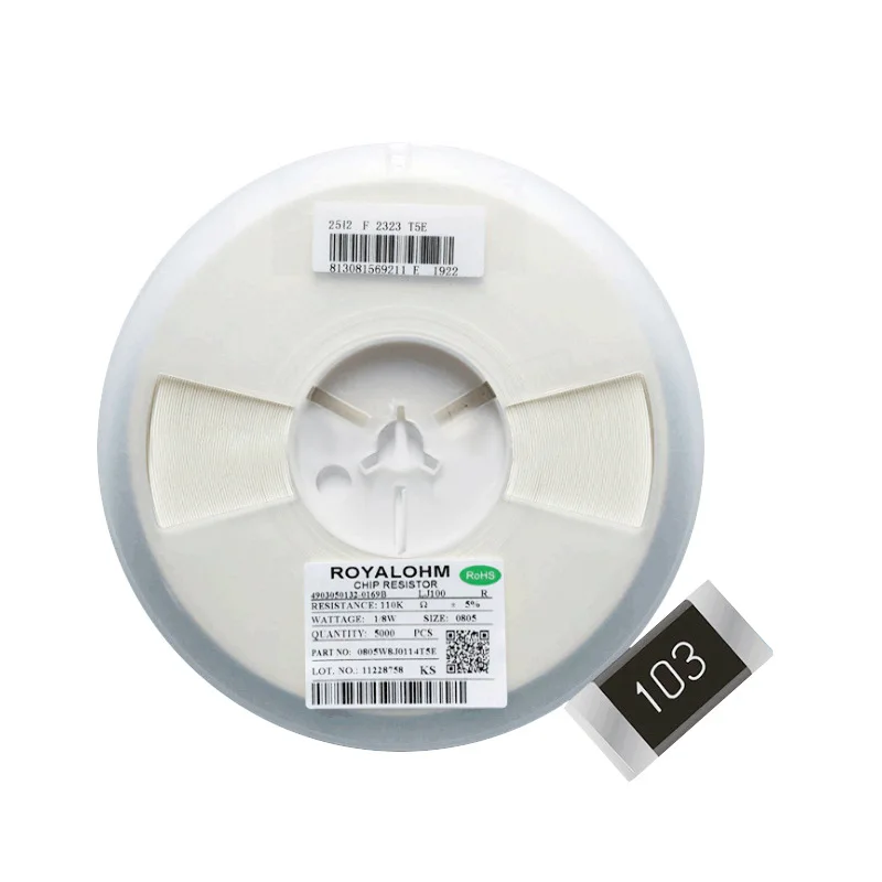 Smd Components 2512 5% 1% 1W 101 111 121 131 151 161 181 201 221 241 271 301 Ohm Smd Resistor