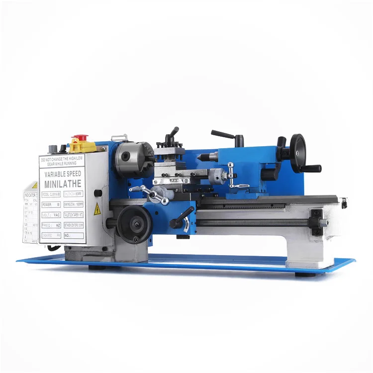 Lathe 0618 3B Procesamiento Mini Metal Torno Metal Lathe 550W Velocidad Variable Mini Lathe Machine