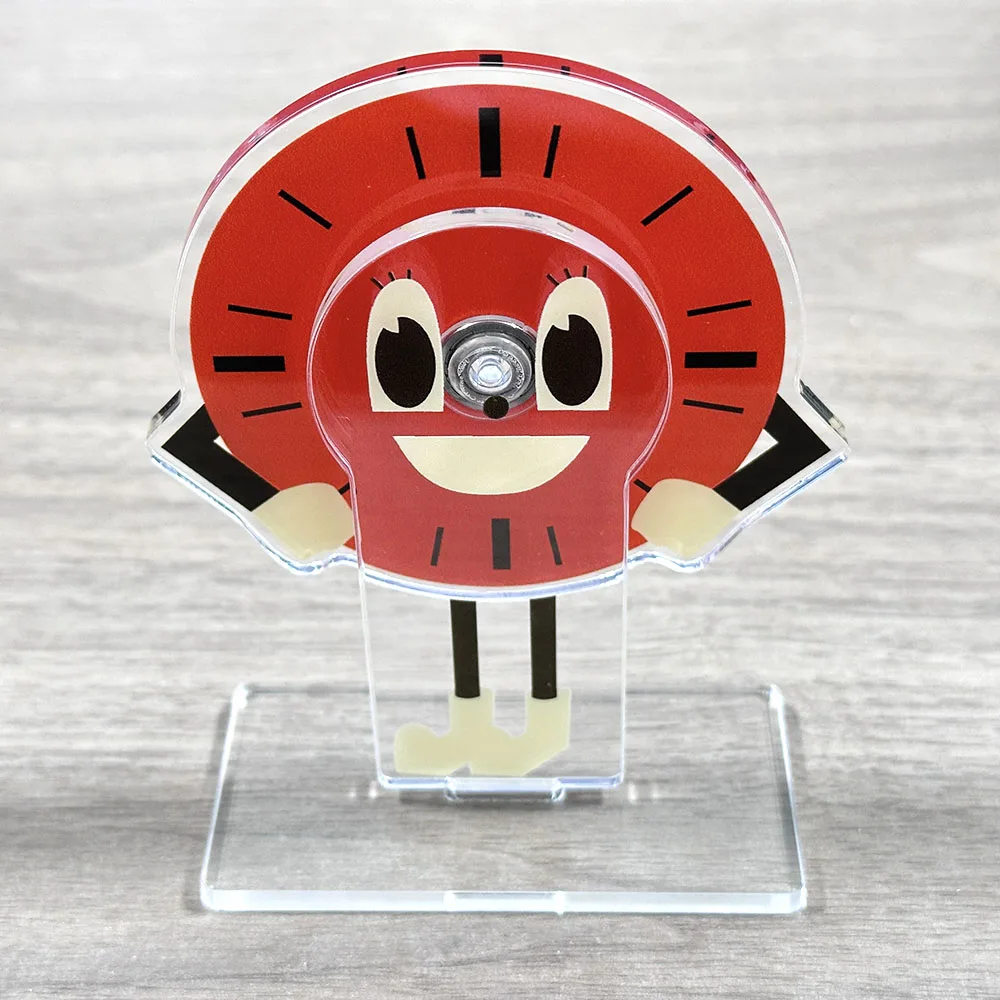 Индивидуальная Экологичная акриловая вращающаяся подставка, симпатичная двухстороннее аниме с принтом, вращающаяся акриловая стойка на заказ
