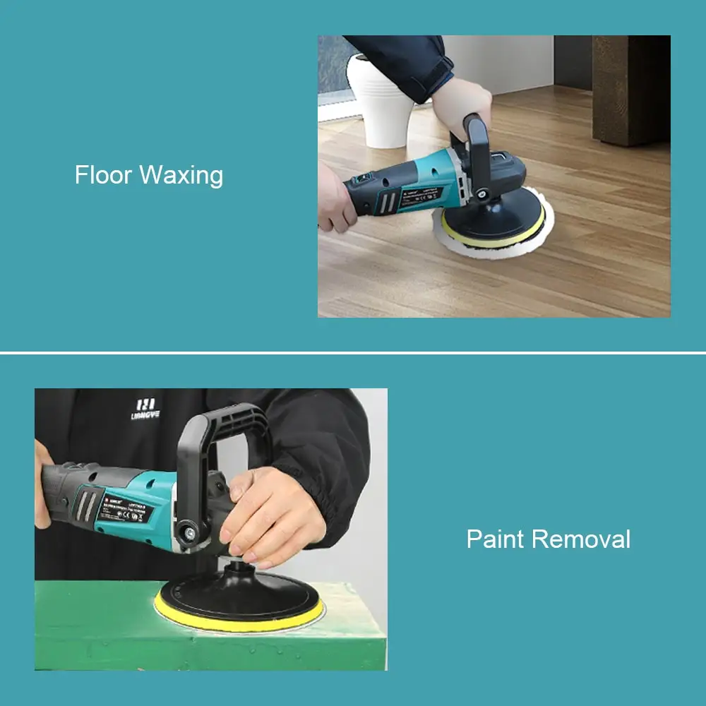 Auto Detailing 800 to 2300RPM Adjustable Speed 180MM Polishing Tools Electric Car Machines