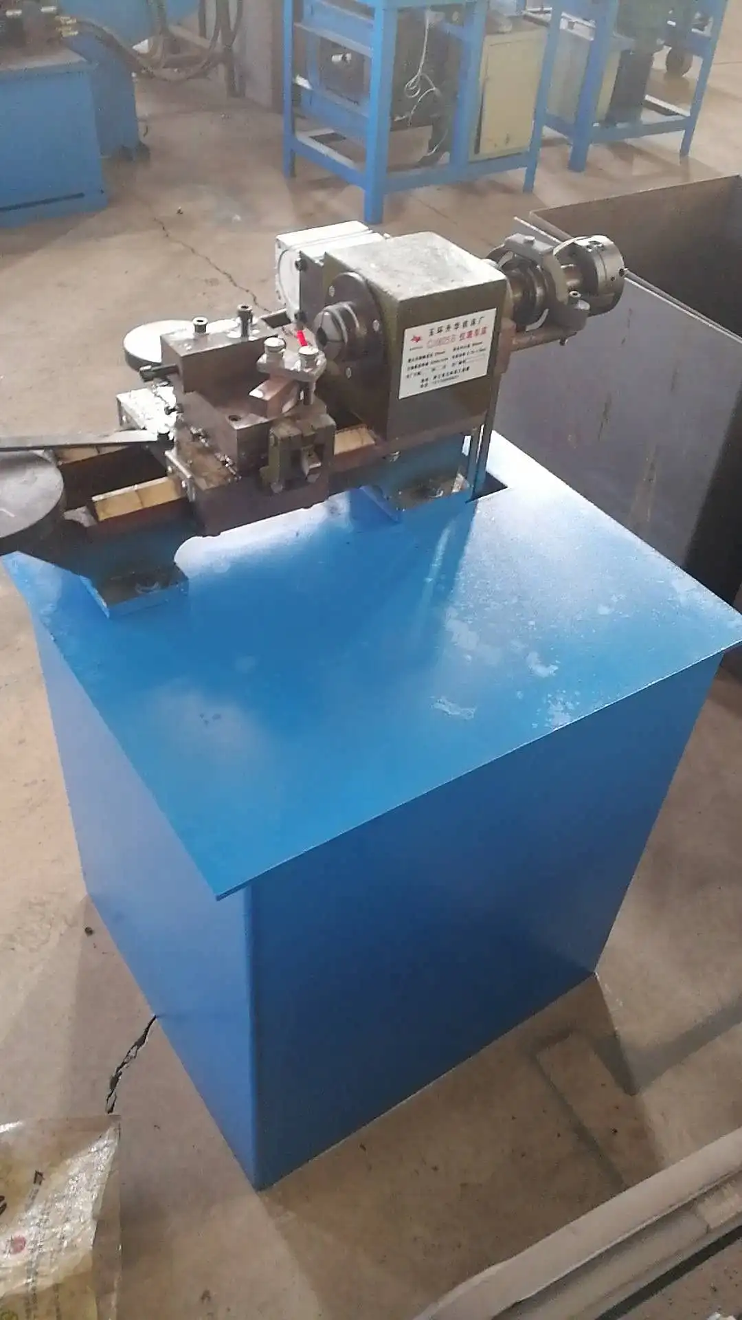 QK Iron Pipe End Sealing Machine Metal Sealing Machine