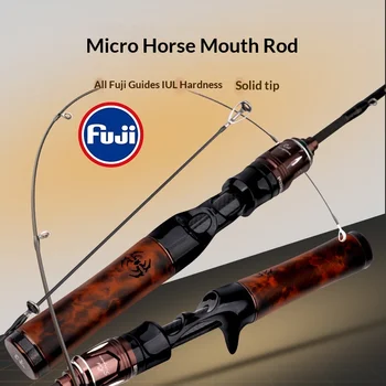 Micro-Item Fuji Solid Wood Carbon Super Soft for Lure Fishing Rod Soft Tone Stream Rod Whitebait Bighead Carp Weihai Stock – Soft Lure – view 3