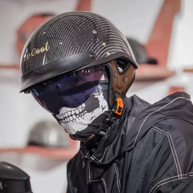 Cheaper Premium Carbon Fiber Motorcycle Helmet Half Face Helmet With  Customizable logo Decals Dot/3C Certification| Alibaba.com