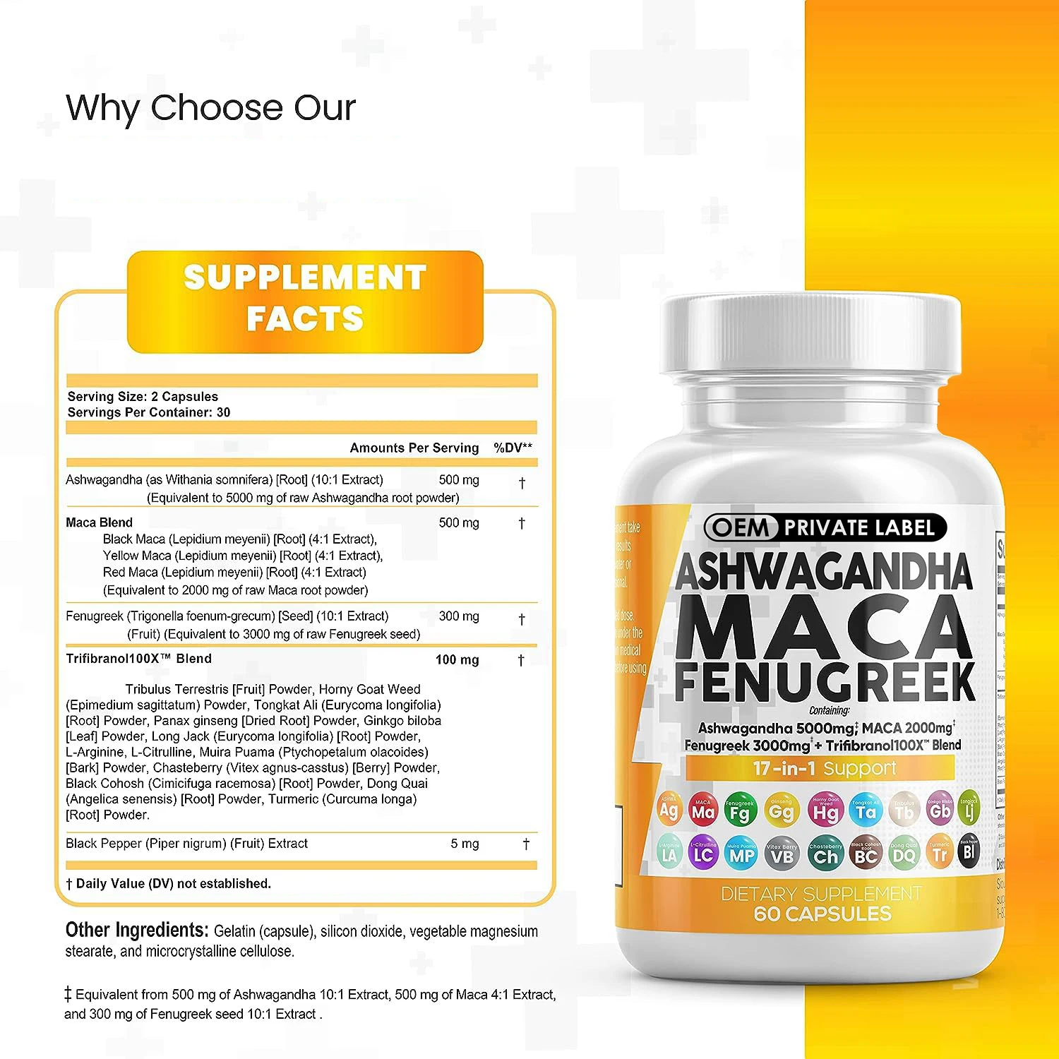 What Is Ashwagandha Maca Fenugreek Good For Custom Ashwagandha Maca Root Fenugreek Supplement Ashwagandha Capsules