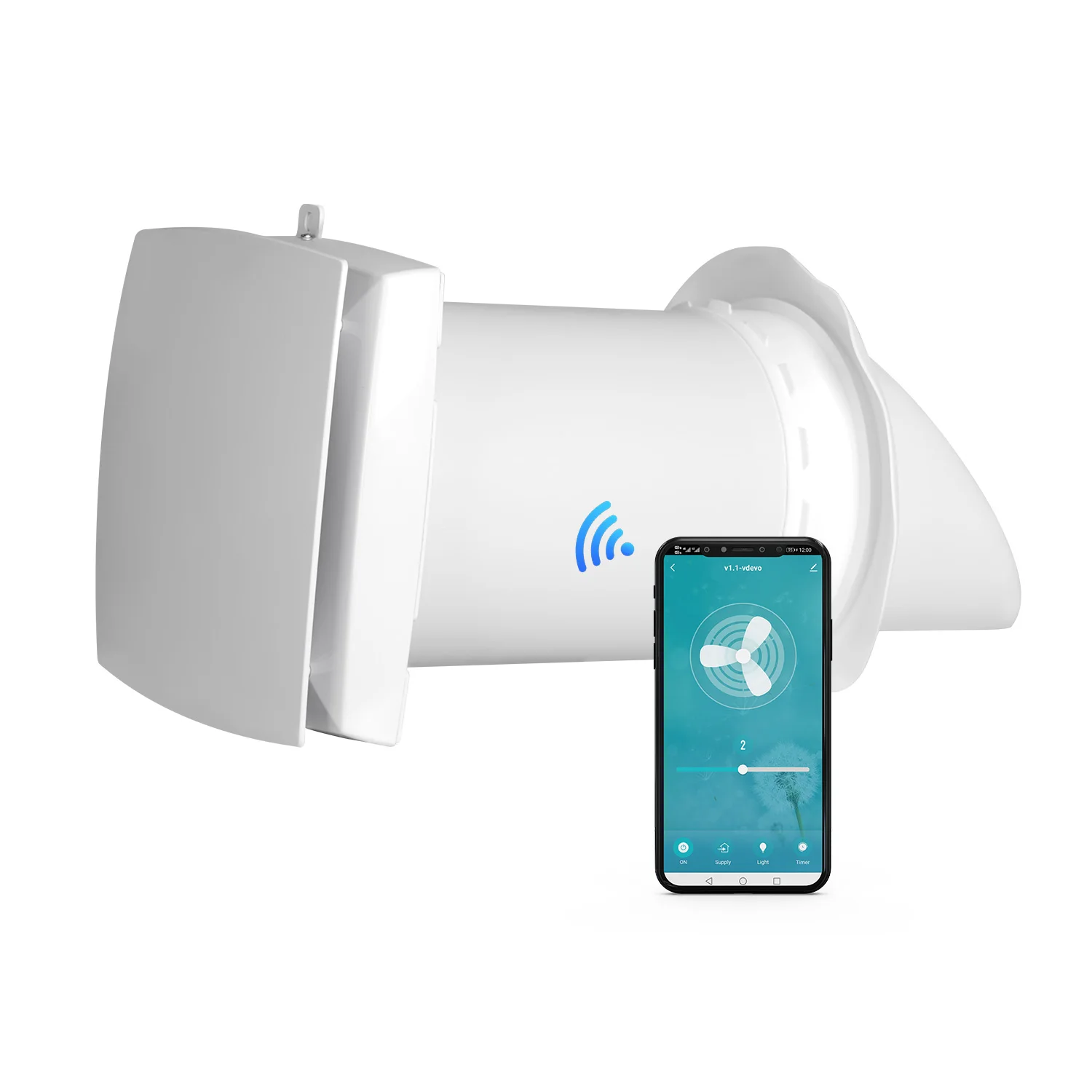 Remote Control Single Room Wall Mounted Heat Recovery Ventilation Home Air Recuperator  System Units