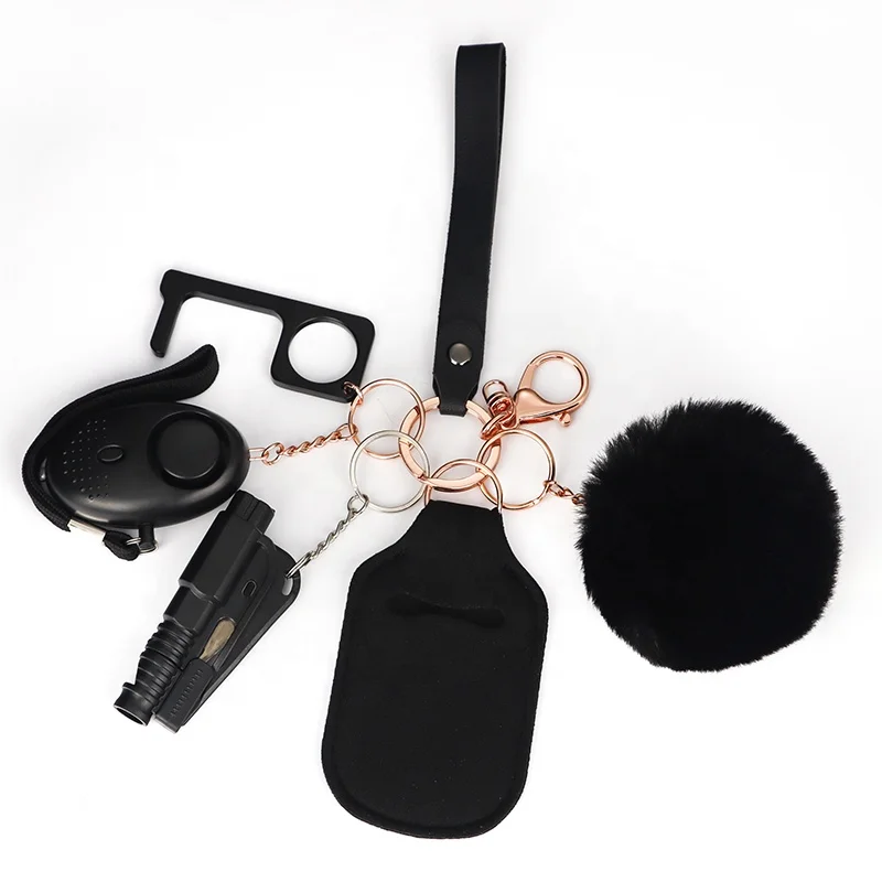 Wholesale 7pcs Set Self Defense Keychain Set Bulk Accessories Self