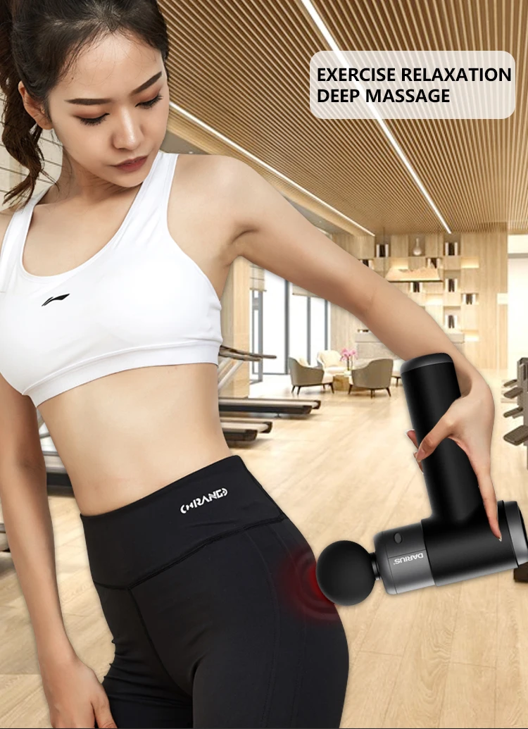 Darius Best Handheld Deep Tissue Massage Gun Sharp Image Massager for Body and Head with Comfortable Percussion Brushless Motor