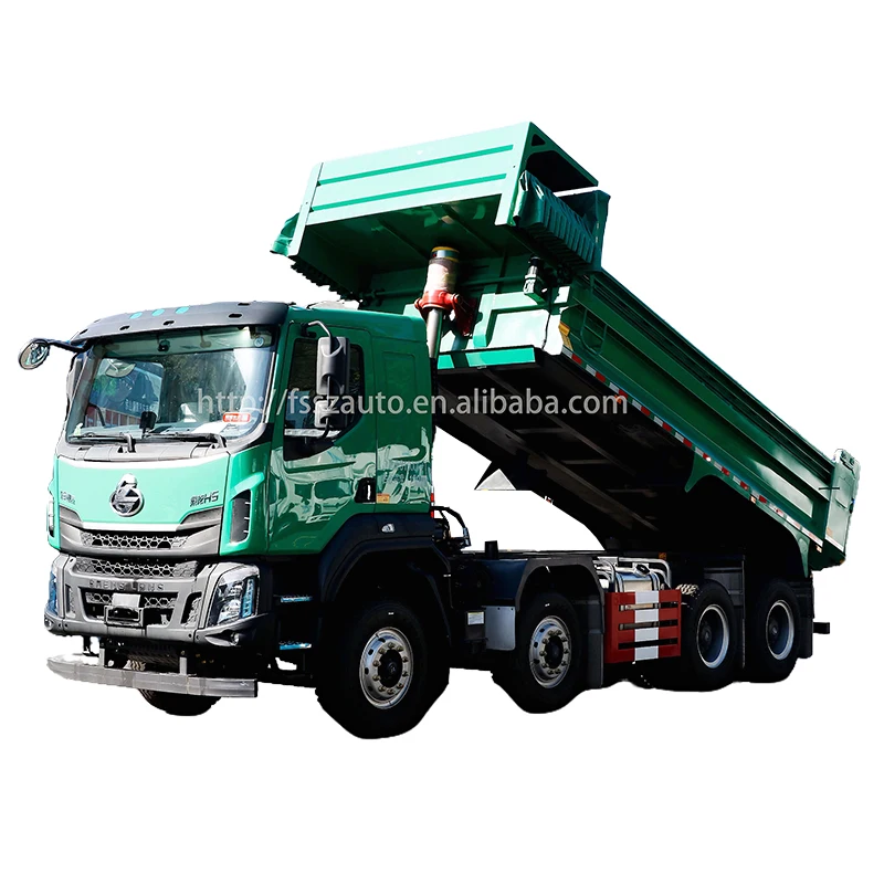 New Dongfeng H5 8x4 12 Wheel Heavy Duty Diesel Dump Truck with Euro 6 Emission and 30T GVW