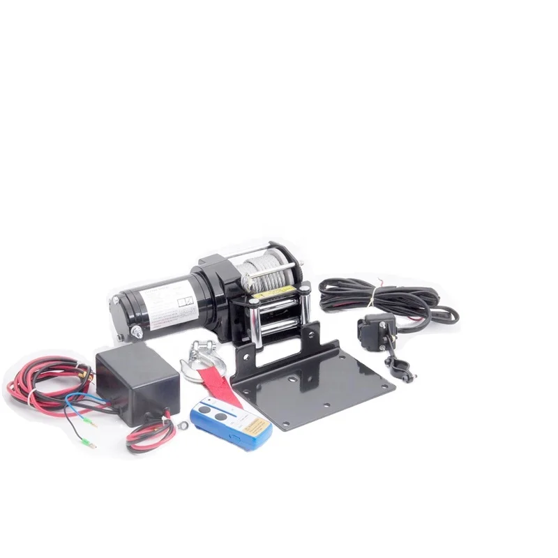 XINQI 4x4 Recovery Winches Electric Winches 12v 12000lb Synthetic Rope Towing Truck Off Road 4WD