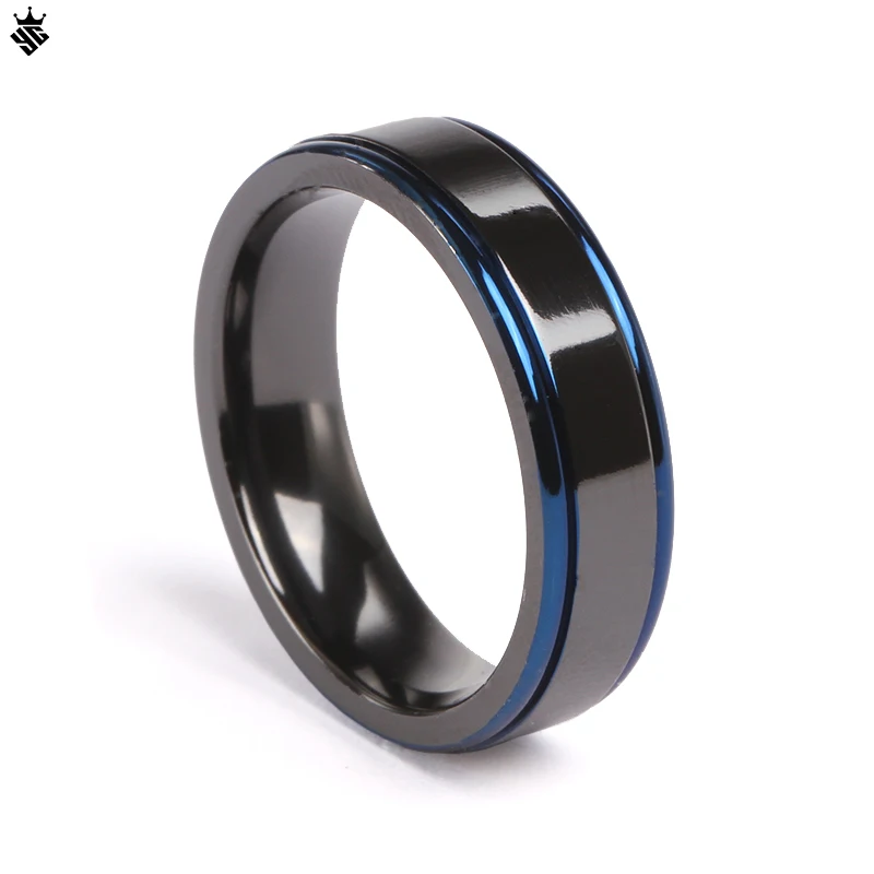El Anillo De Bodas De Anillo Negro De Titanio Recién Llegado El Anillo De Bodas De Anillo Negro De Titanio Recién Llegado