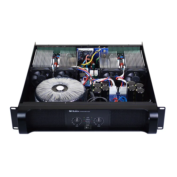 Professional Audio Power Amplifier 2 Channel 500 Watts for Sound System