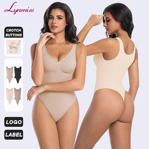 Shape Wear Body Suit Shapewear Bodysuits for Women Tummy Control Body Suits Deep V Neck Thong Body Shaper