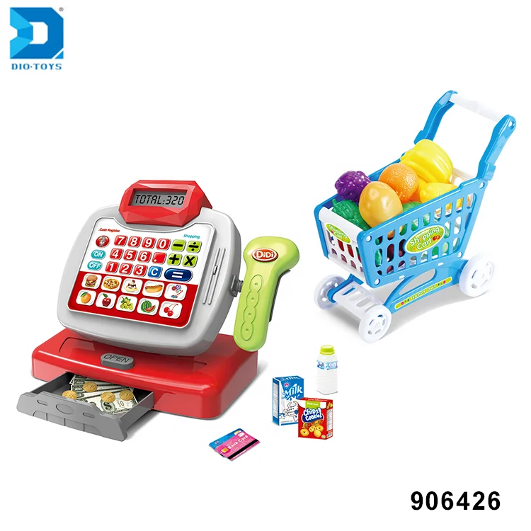 Kid Preschool Pretend Toy Fruit Supermarket Play Cart Cash Register Set - Buy Kids Supermarket Play Set,Supermarket Play Cart Toy,Register Cart Set Toy Product on Alibaba.com