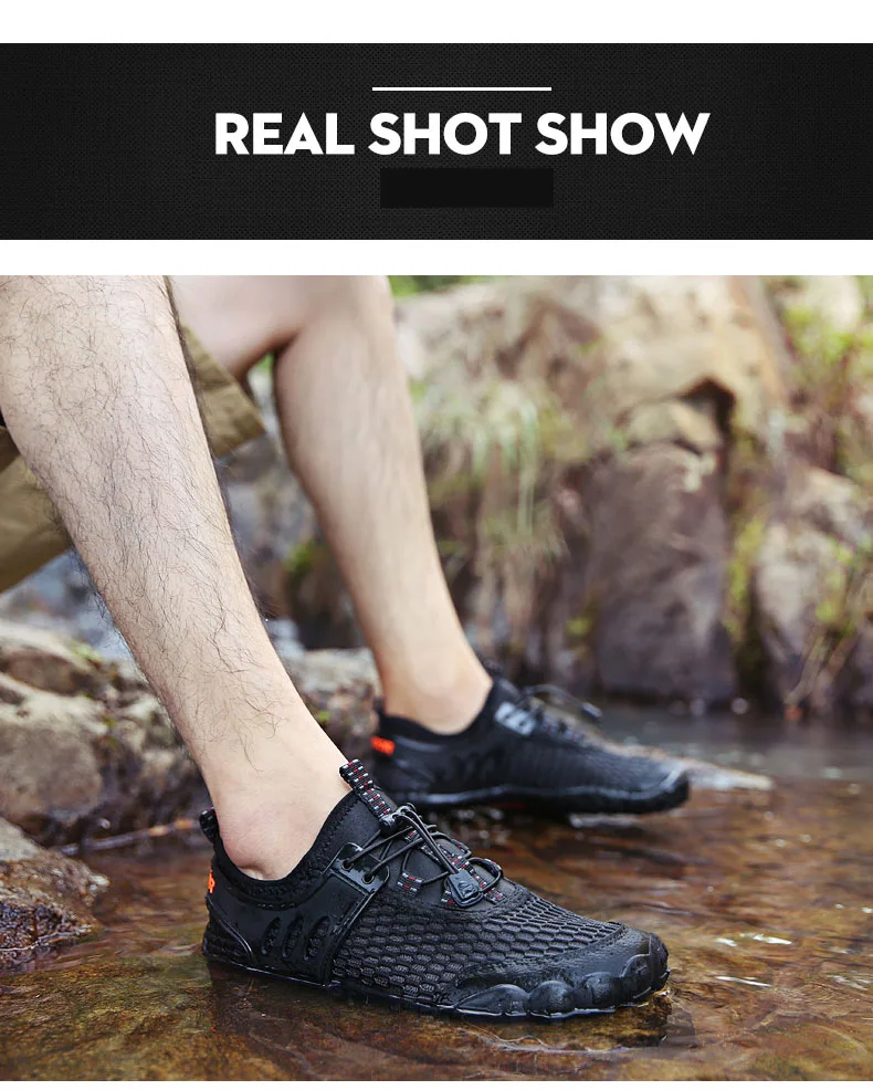 Breathable hiking shoes men