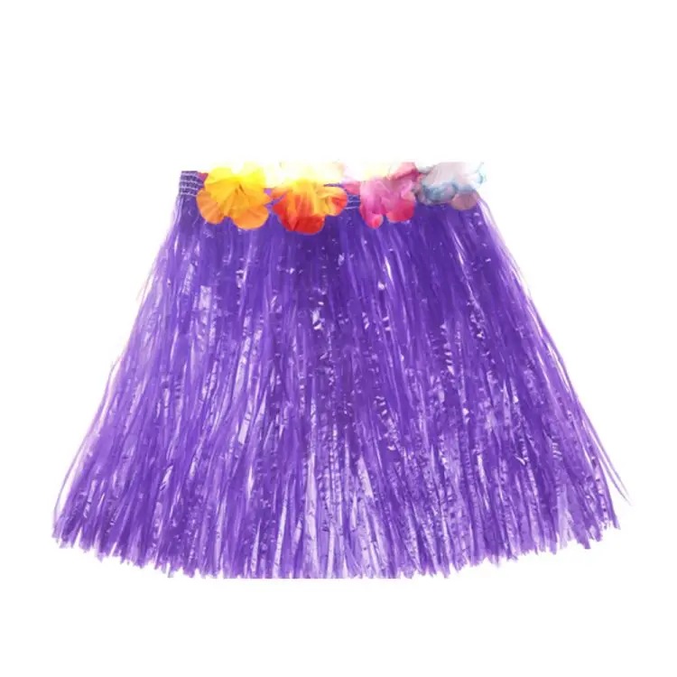 400mm/600mm Hawaiian Hula Skirt Tropical Party Decorations Girls Woman Eye-Catching Outfits Performance Show Stage Costume Hawai