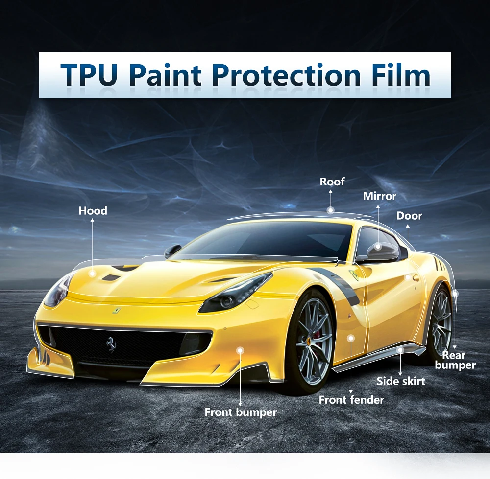 Carlas 10 Years Warranty Usa Quality 7.5 Mil Self-healing Tpu Ppf Paint ...