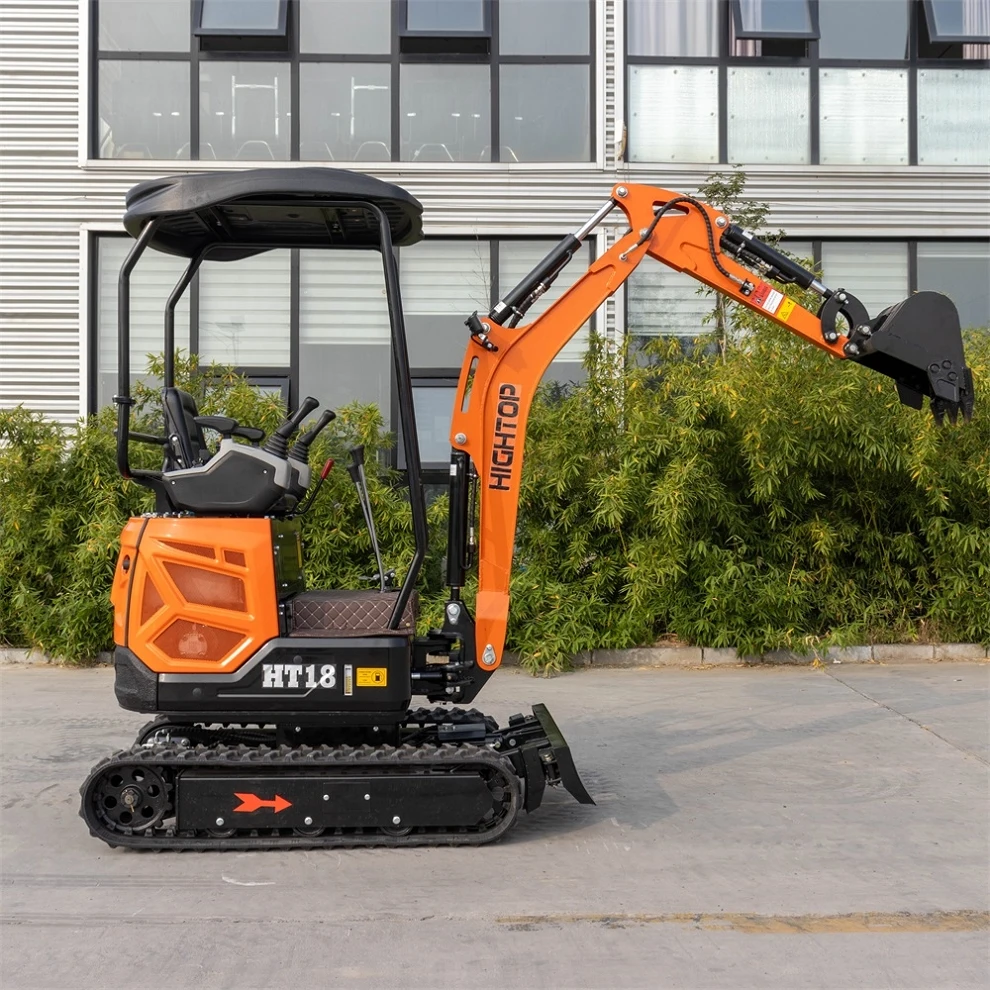 Hidravlik Mini Ekskavator 1,8Ton Kiçik Qazan CE EPA Təsdiq Edilmiş Mini Eskavator Maşını İle Ətrafında Dönən Qurğu
