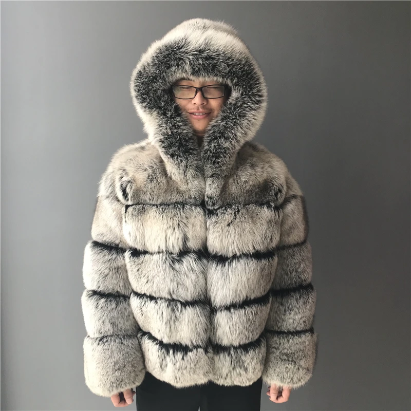 Luxury Winter Warm Faux Fur Coat Men Hooded Thick Fur Coat Jacket Plus Size  Branded Zipper Designer Men's Clothing Slim - AliExpress