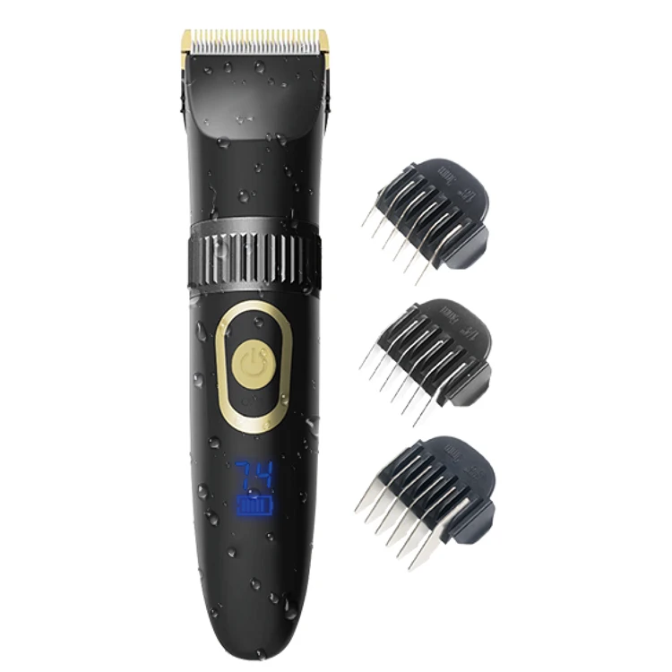 Professional Rechargeable Cordless Pet Electric Hair Clipper Waterproof Dog Hair Trimmer