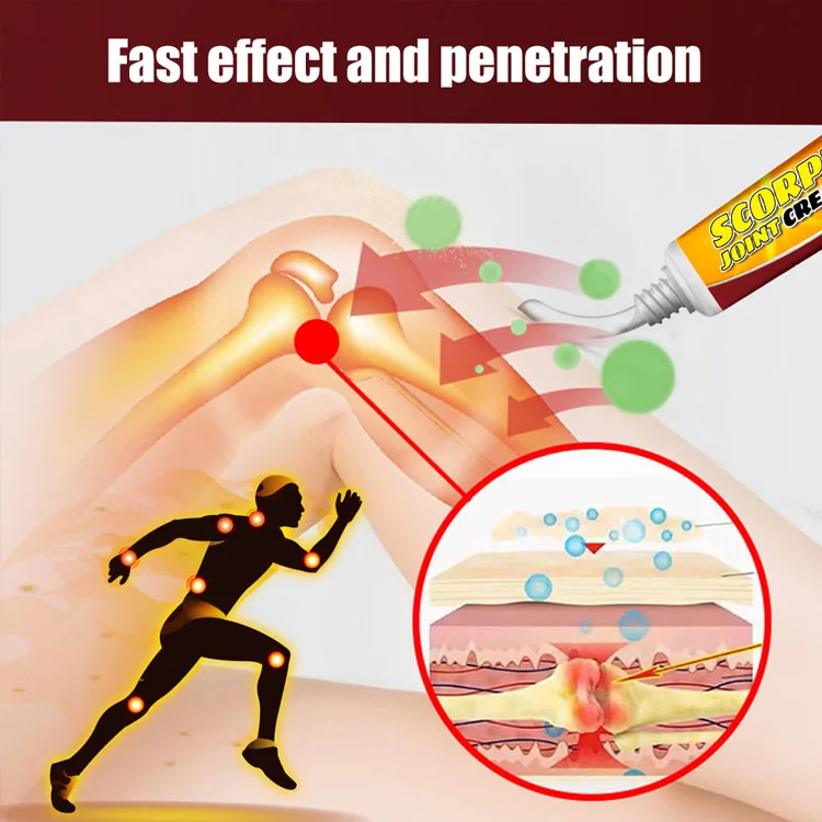 Tendon Sheath Muscle Relaxing Massage Cream Effectively Relieve Various Joint Pain Repair Damage HBESTY Scorpion Joint Cream