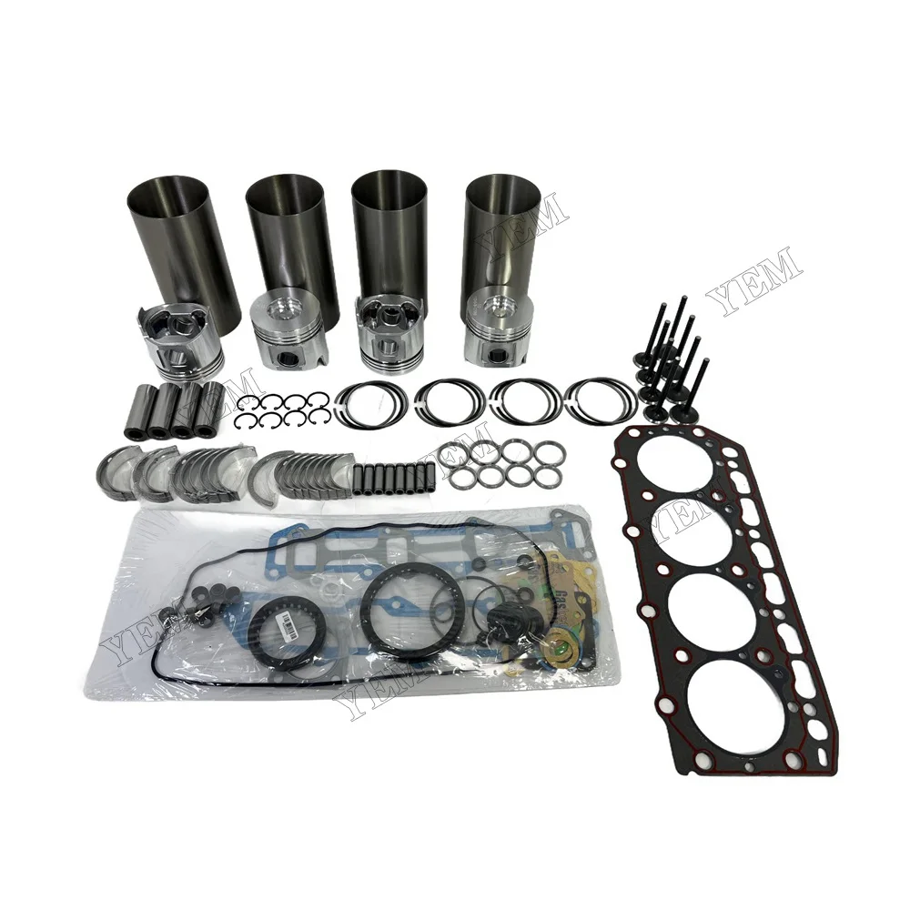 TK486 Overhaul Rebuild Kit 129685-22160 129685-01350 Fits for Yanmar 4TNV86 Engine John Deere 4052M 4052R 4066M 4066R Tractor