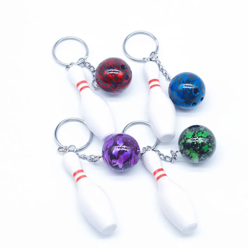 Ciieeo 18 Pcs Bowling Keychain The Gift Mini Backpack Key Ring Bowling Fan Gifts Bowling Party Favors Bowling Team Gift Novelty Keychain Bowling Ball Mini Bowling Ball Keychains - Fun Gifts from RTS Sports