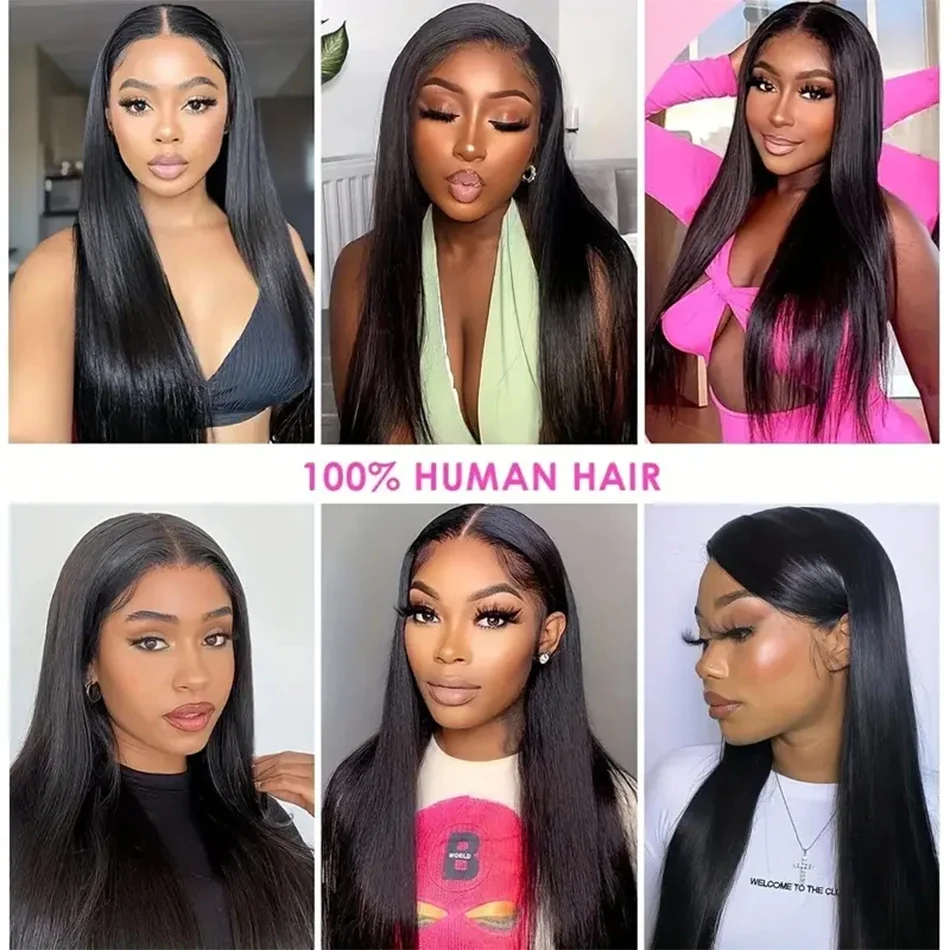Braziliaanse Remy Human Hair Bundels voor Vrouwen Natuurlijke Zwarte Kleur_voghion.com