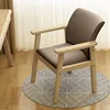 Madera maciza color roble + funda blanda de tela color café